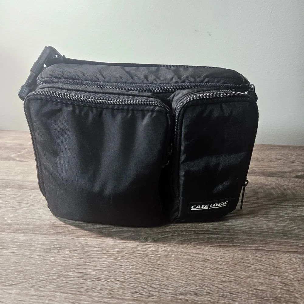 1990s VTG Case Logic CD Player Padded carry Case DM2 travel bag 10
